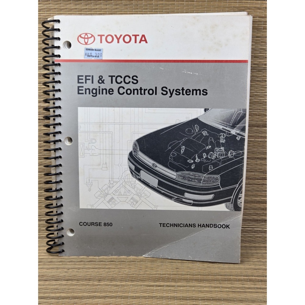 Toyota 1979-1991 OEM Fuel Injection Shop Service Repair Manual Engine Control EF